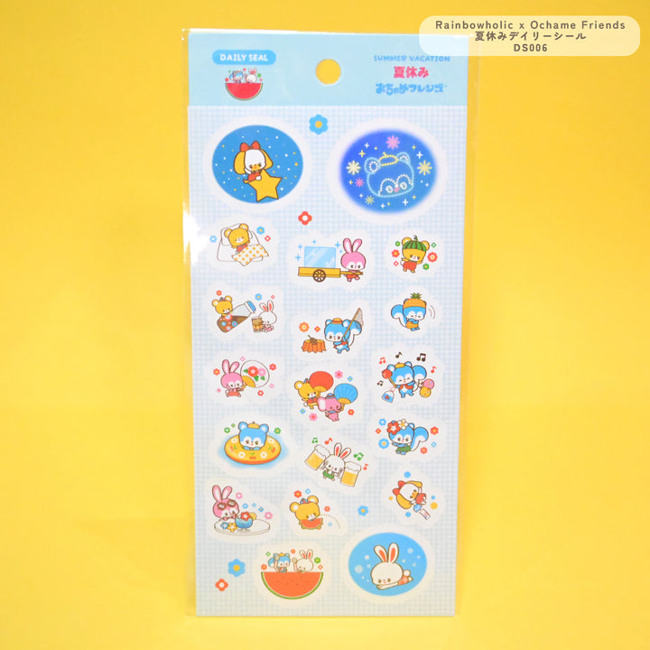 (DS006) Rainbowholic x Ochame Friends Summer Vacation Sheet