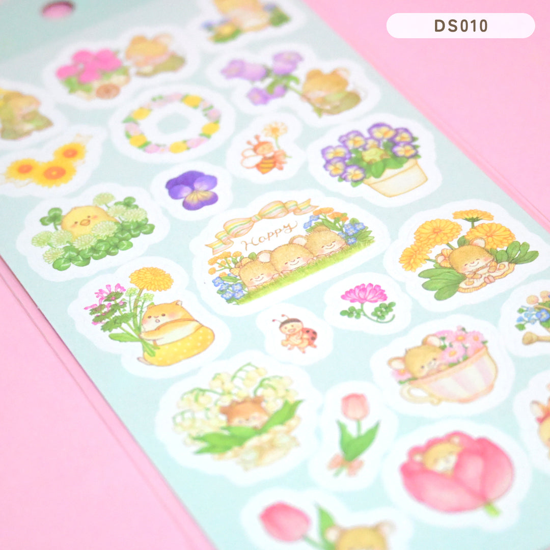 Rainbowholic x Mie Ishii 3 Mice Daily Sticker Sheets