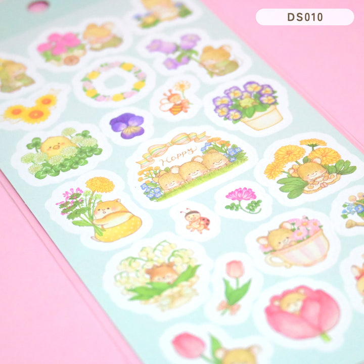 Rainbowholic x Mie Ishii 3 Mice Daily Sticker Sheets
