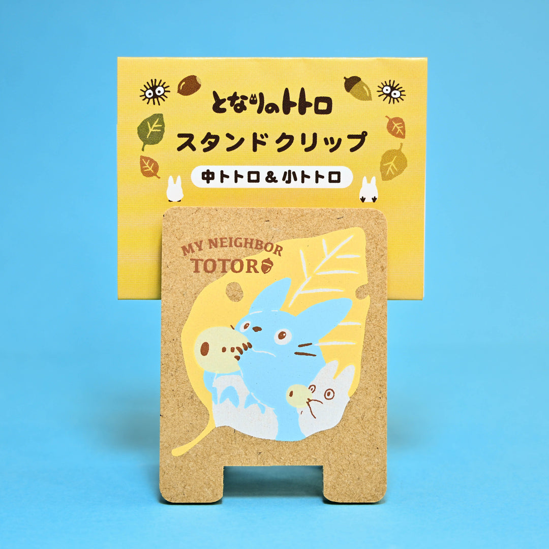 My Neighbor Totoro Wooden Stand Clip Blue