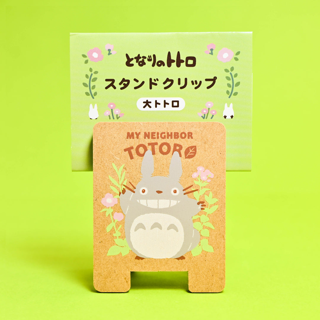 My Neighbor Totoro Wooden Stand Clip Green