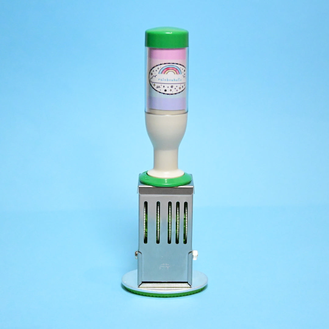 (HS001) Rainbowholic Original Date Stamp - Rainbow