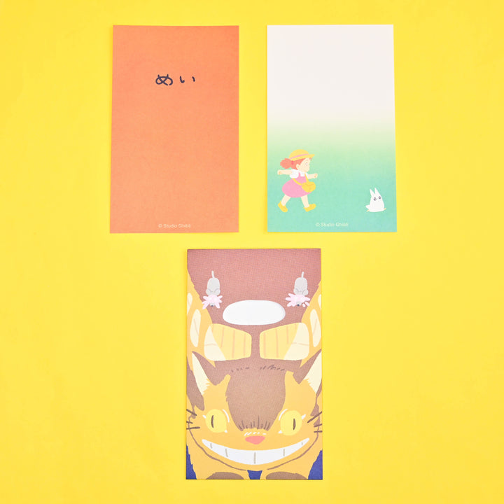 My Neighbor Totoro Cat Bus Mini Envelope Letter Set