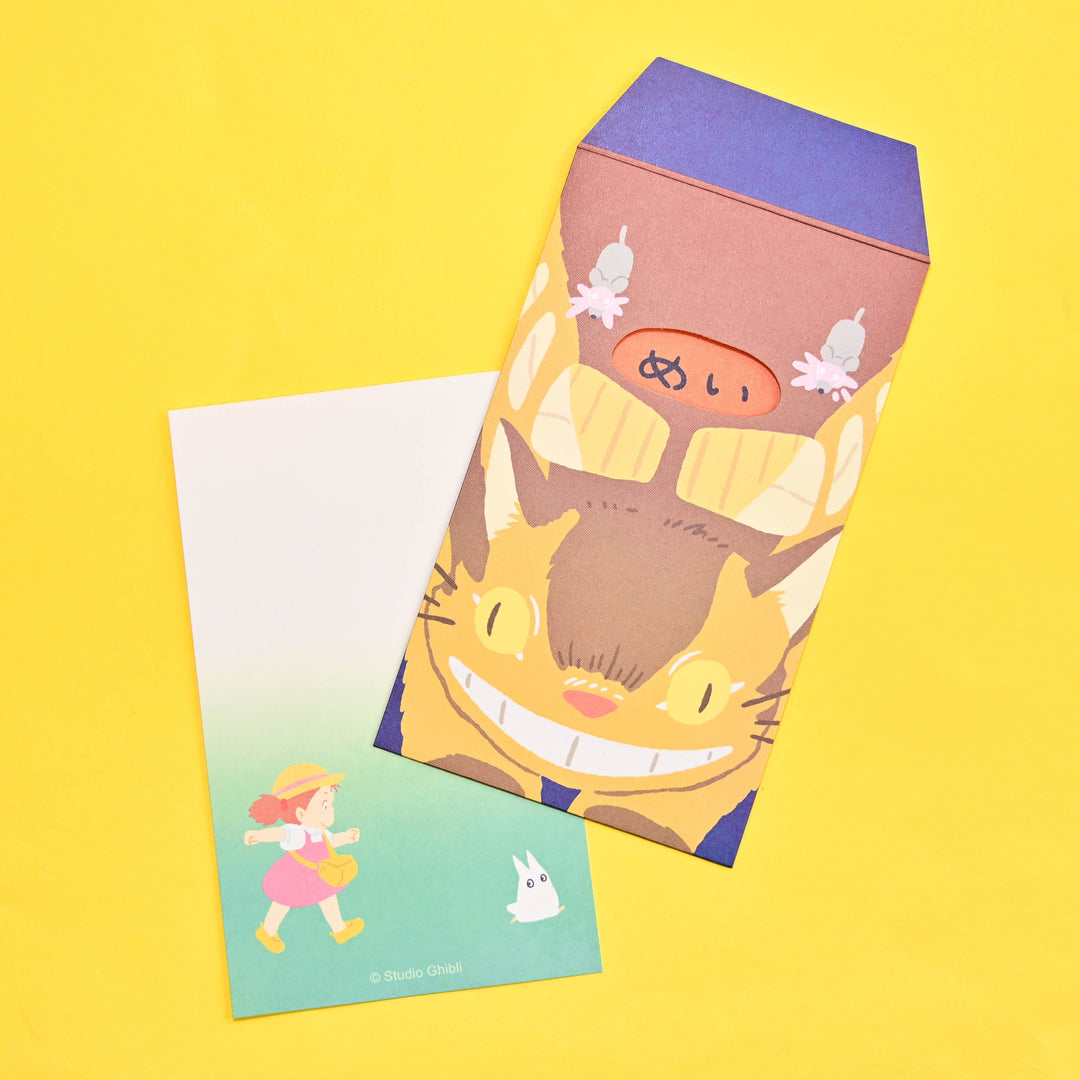 My Neighbor Totoro Cat Bus Mini Envelope Letter Set
