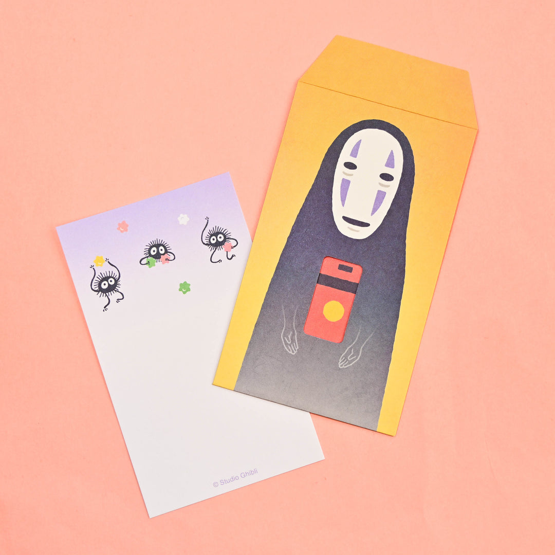 Spirited Away No Face Mini Envelope Letter Set
