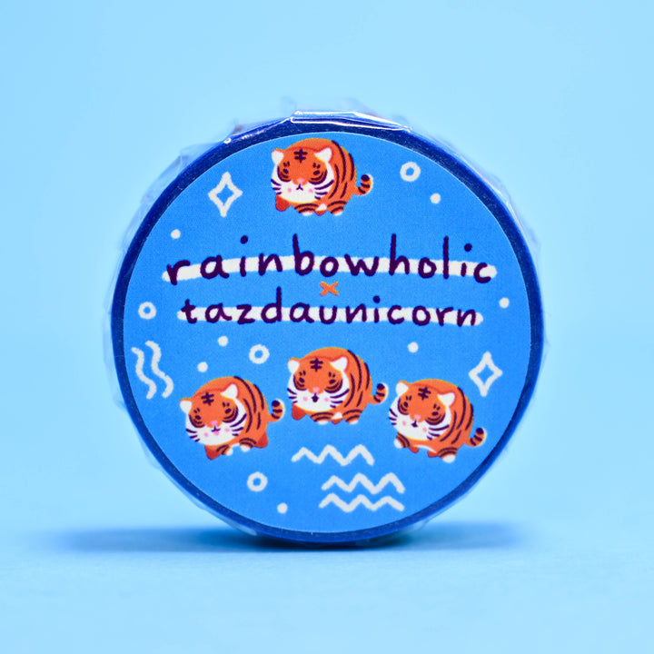 (MT036) Original Chonky Tiger Rainbowholic x Tazdaunicorn Washi Tape 1.5cm