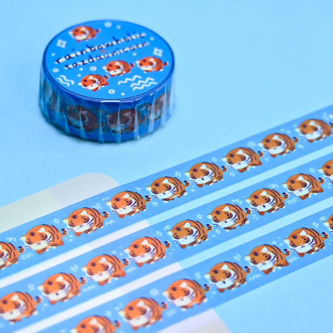 (MT036) Original Chonky Tiger Rainbowholic x Tazdaunicorn Washi Tape 1.5cm