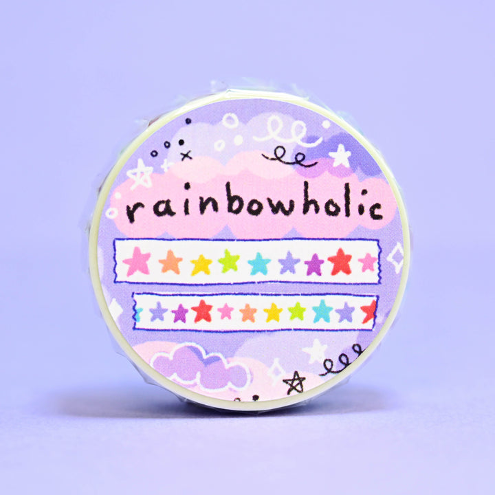 (MT013) Original Rainbow Stars Washi Tape 1.5cm