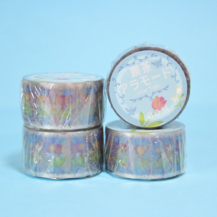 BGM Café Á la Mode Clear Flower Decorative Tape