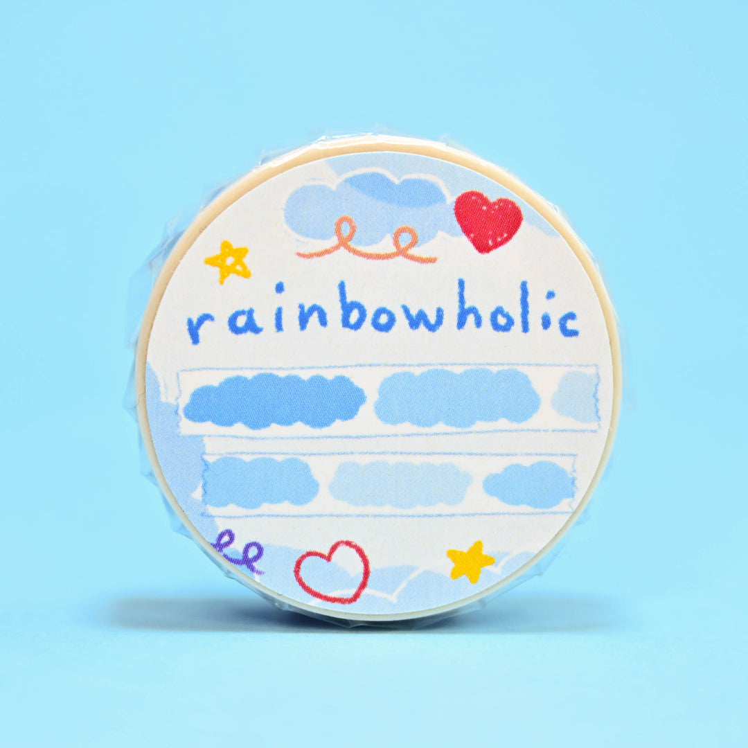 (MT003) Original Basic Clouds Washi Tape 1.5cm