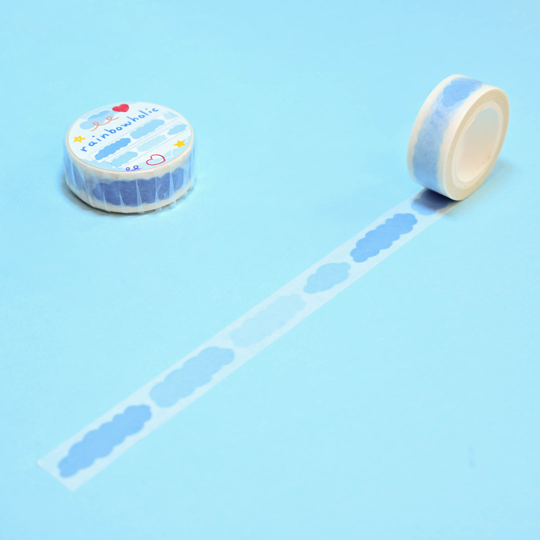 (MT003) Original Basic Clouds Washi Tape 1.5cm