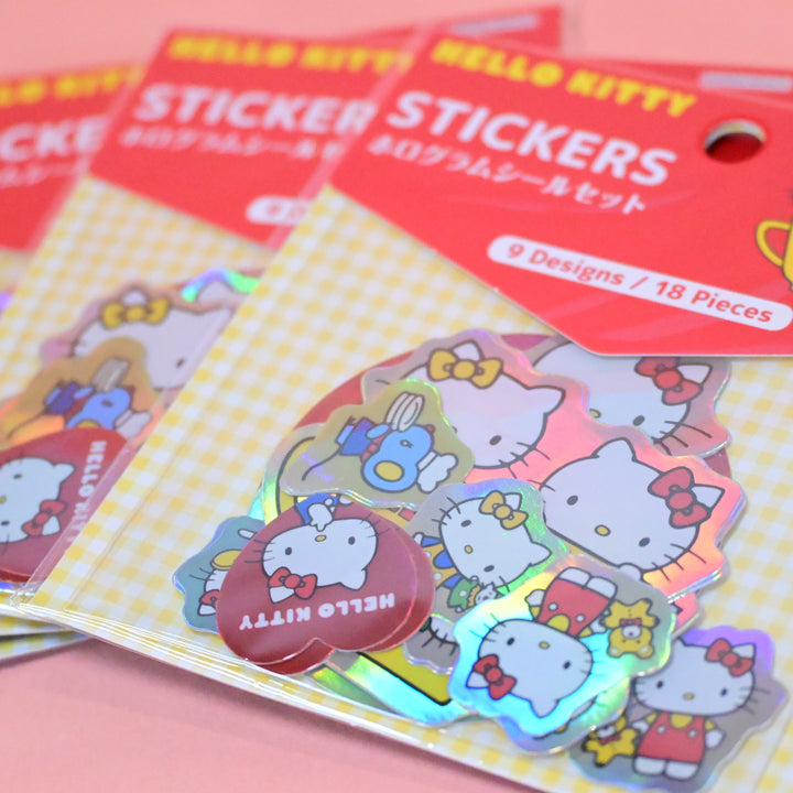 Sanrio Hello Kitty Holographic Flake Seal