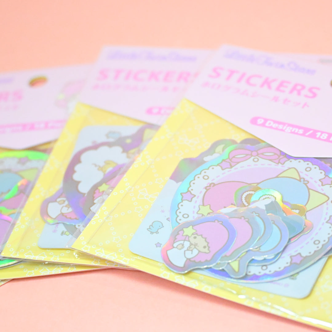 Sanrio Little Twin Stars Holographic Flake Seal