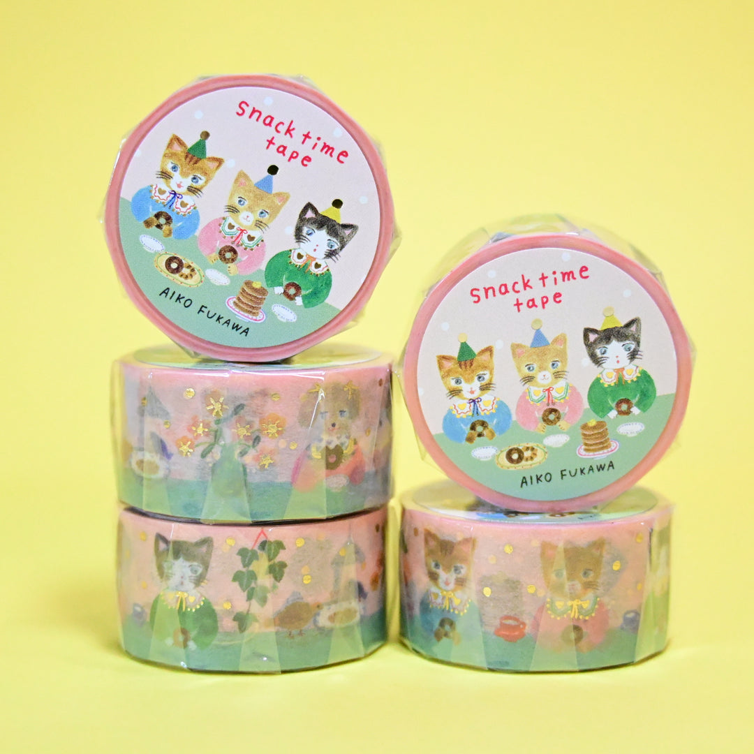 Aiko Fukawa Snack Time Cat Masking Tape