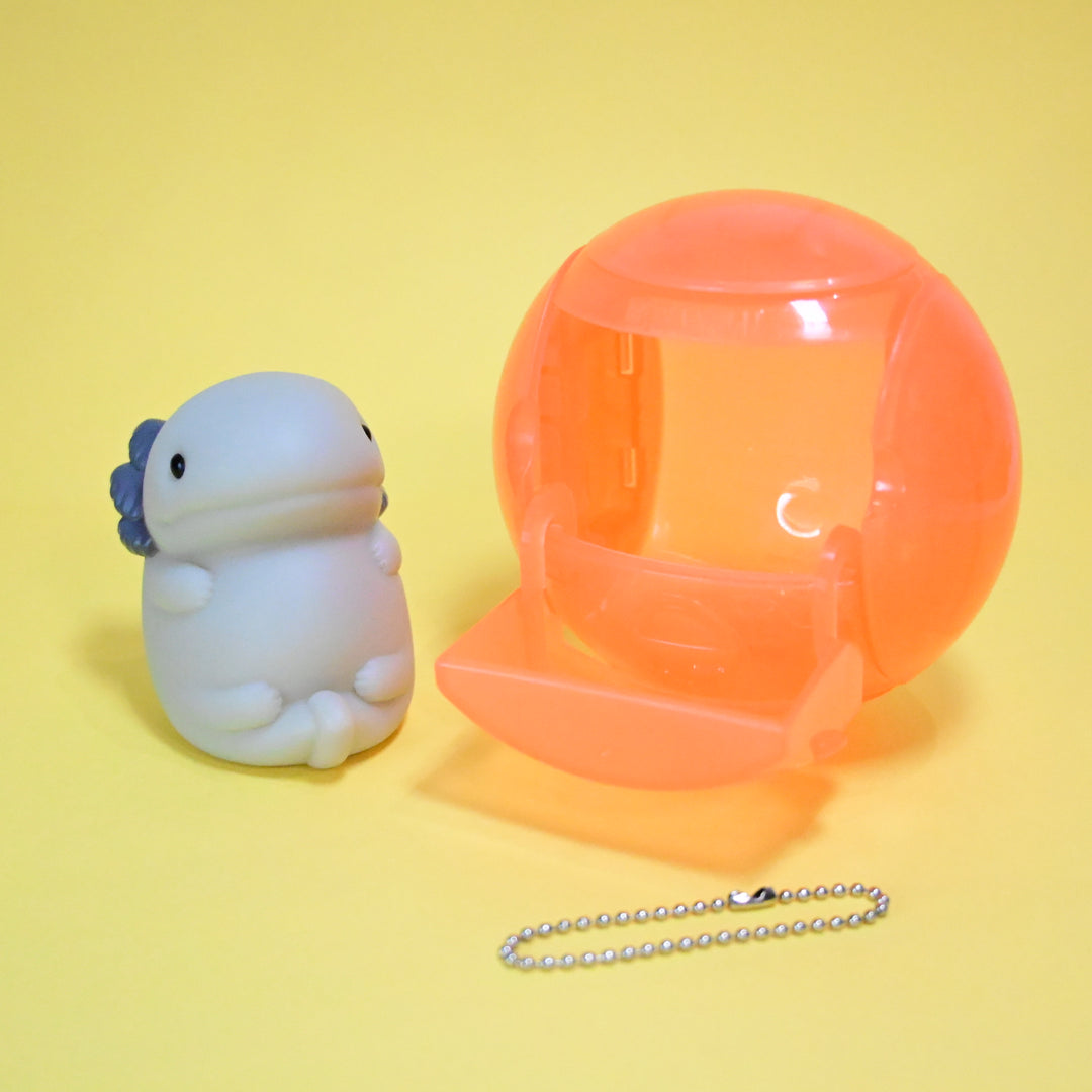 [Pre-loved] Big Squishy Axolotl Gacha (Gray)