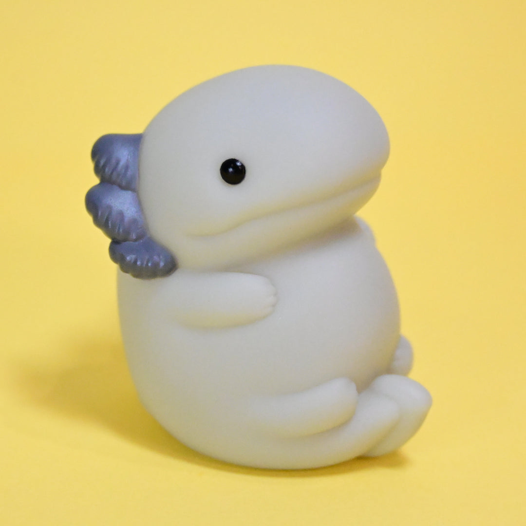 [Pre-loved] Big Squishy Axolotl Gacha (Gray)
