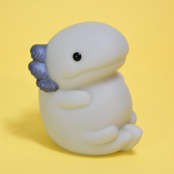 [Pre-loved] Big Squishy Axolotl Gacha (Gray)