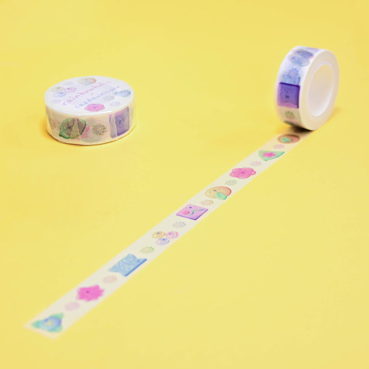 (MT059) Ruban Washi Original Rainbowholic x Tazdaunicorn Bonbons Japonais