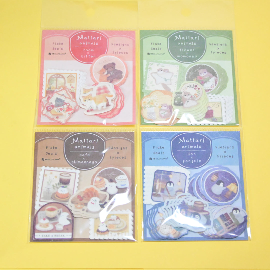 NB Mattari Animals Flake Seals (4 Variants)