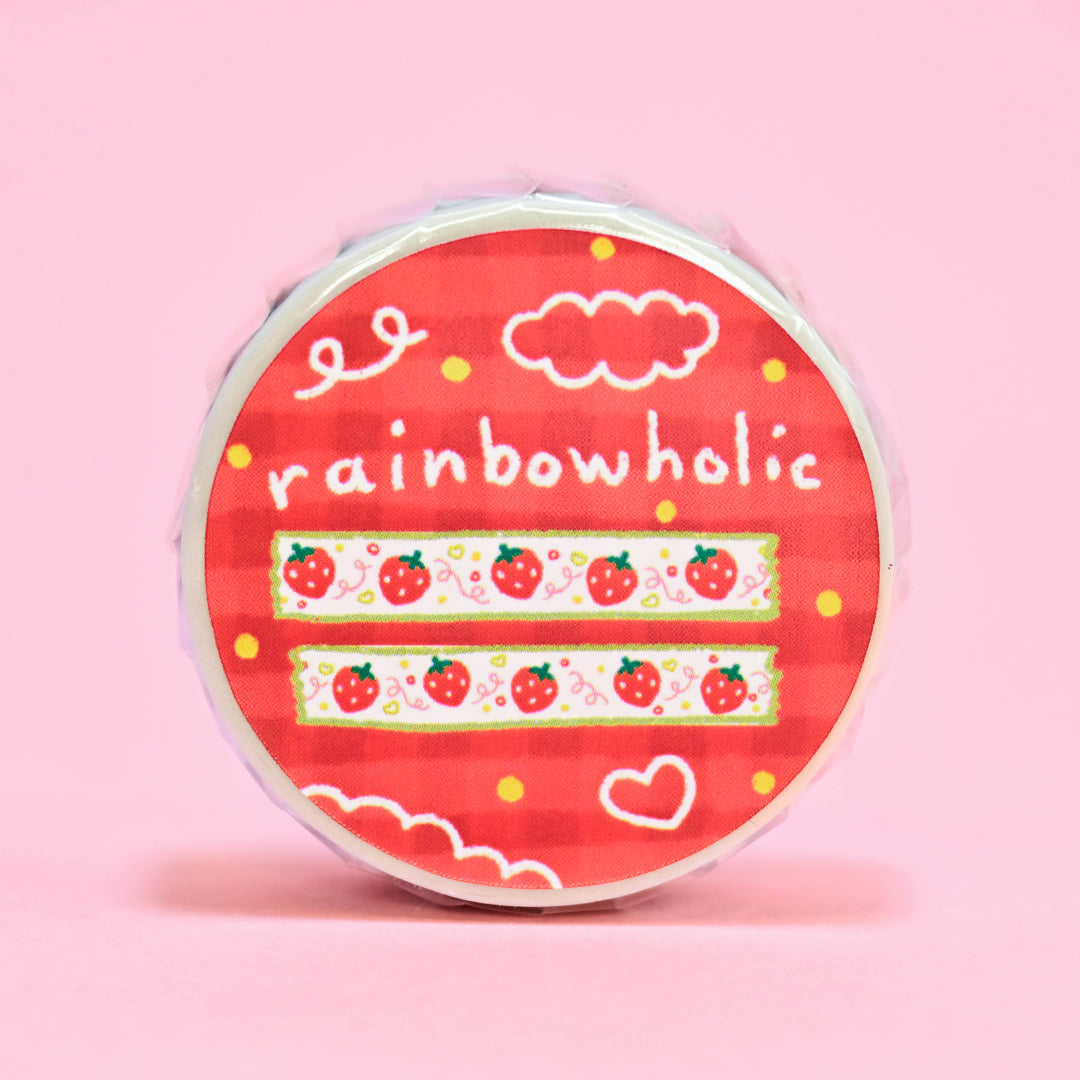 (MT020) Original Rainbowholic Strawberry Washi Tape 1.5cm