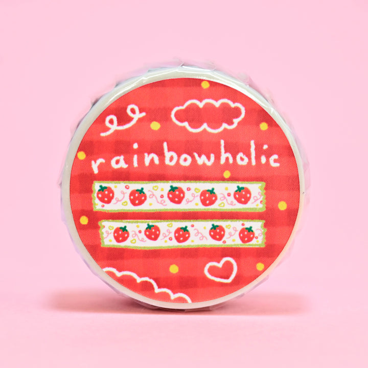 (MT020) Original Rainbowholic Strawberry Washi Tape 1.5cm