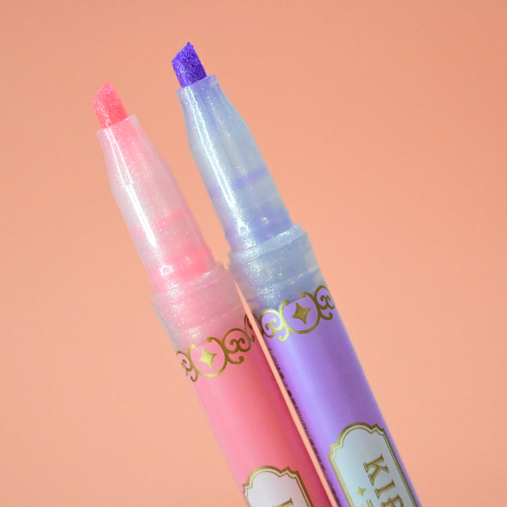 zebra Kirarich Waterbased Glitter Markers 5 Colors