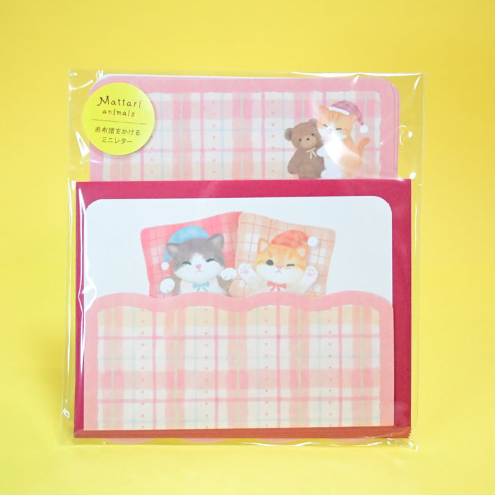 Mattari Animals Sleepy Cats Letter Set