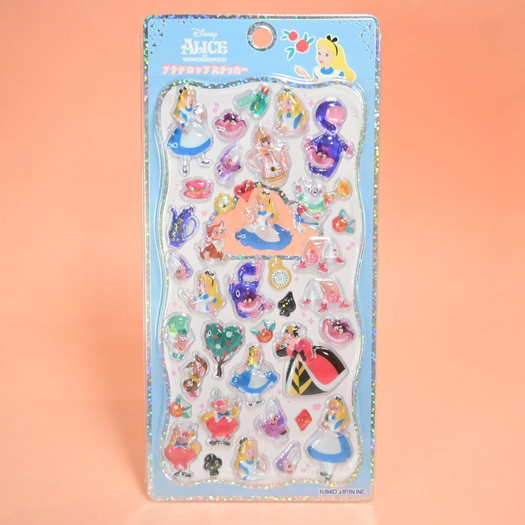 Bonbon Drop Seals Sticker Sheet - Alice in Wonderland