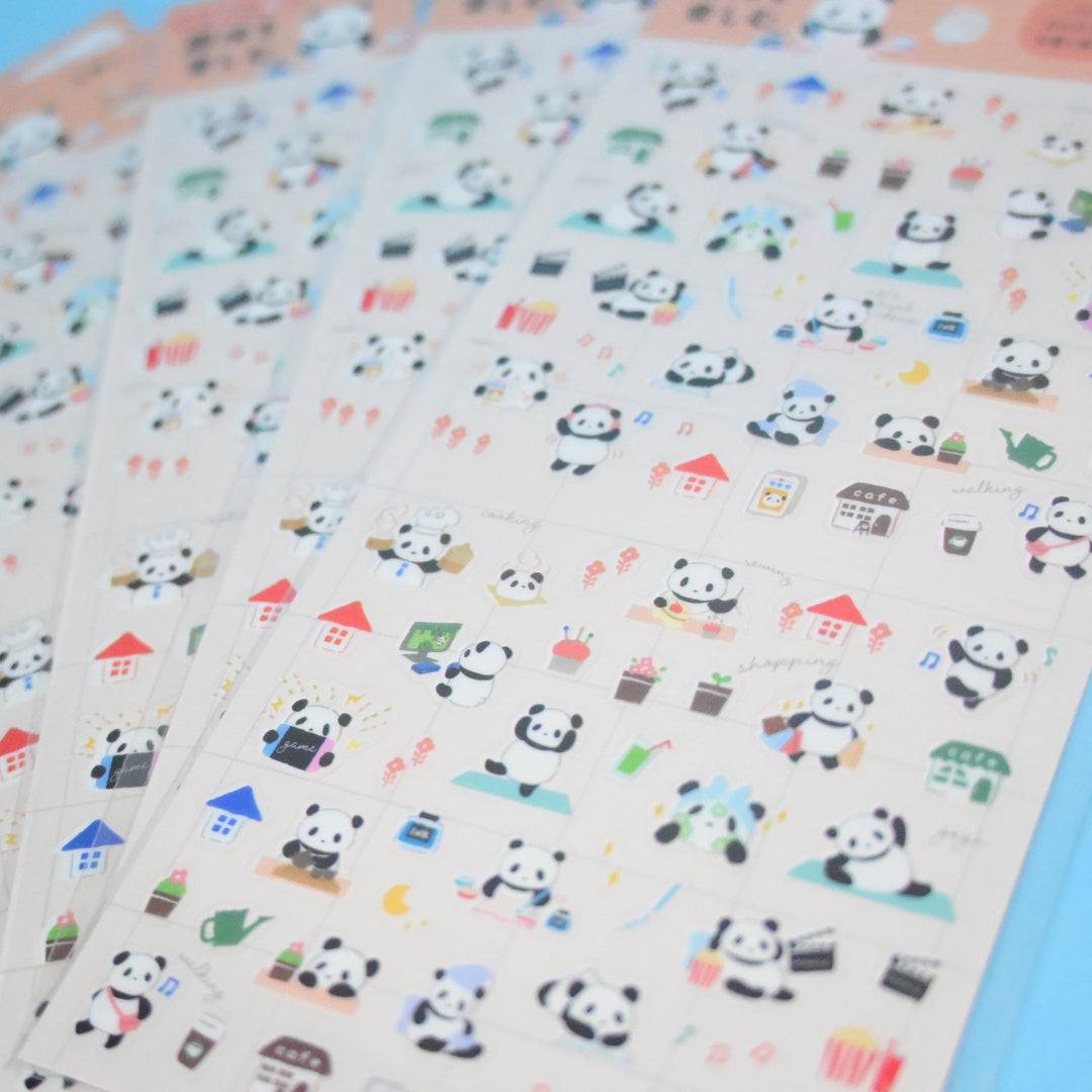 NB Panda and Hobbies Daily Sticker Sheet
