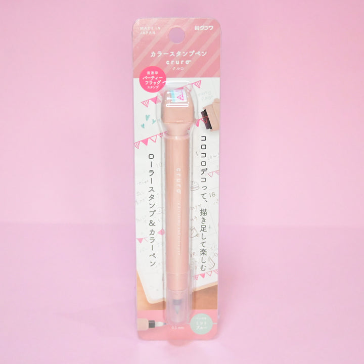 Kutsuwa Cruro Roller Stamp and Color Pen