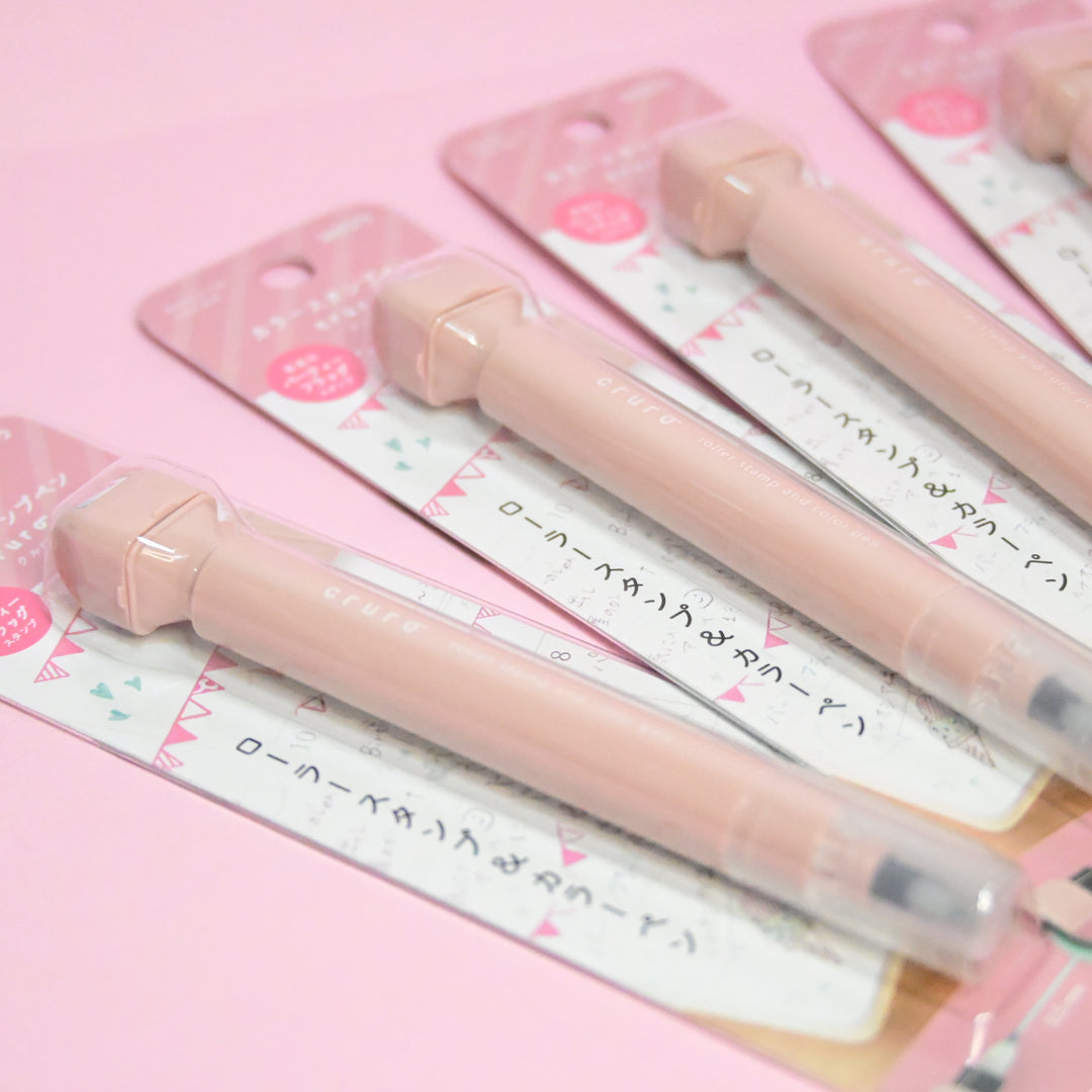 Kutsuwa Cruro Roller Stamp and Color Pen