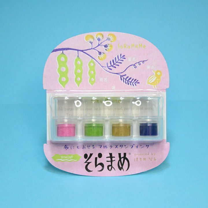 Tsukineko Soramame Mini Ink Stamp Pads (4 Colors)