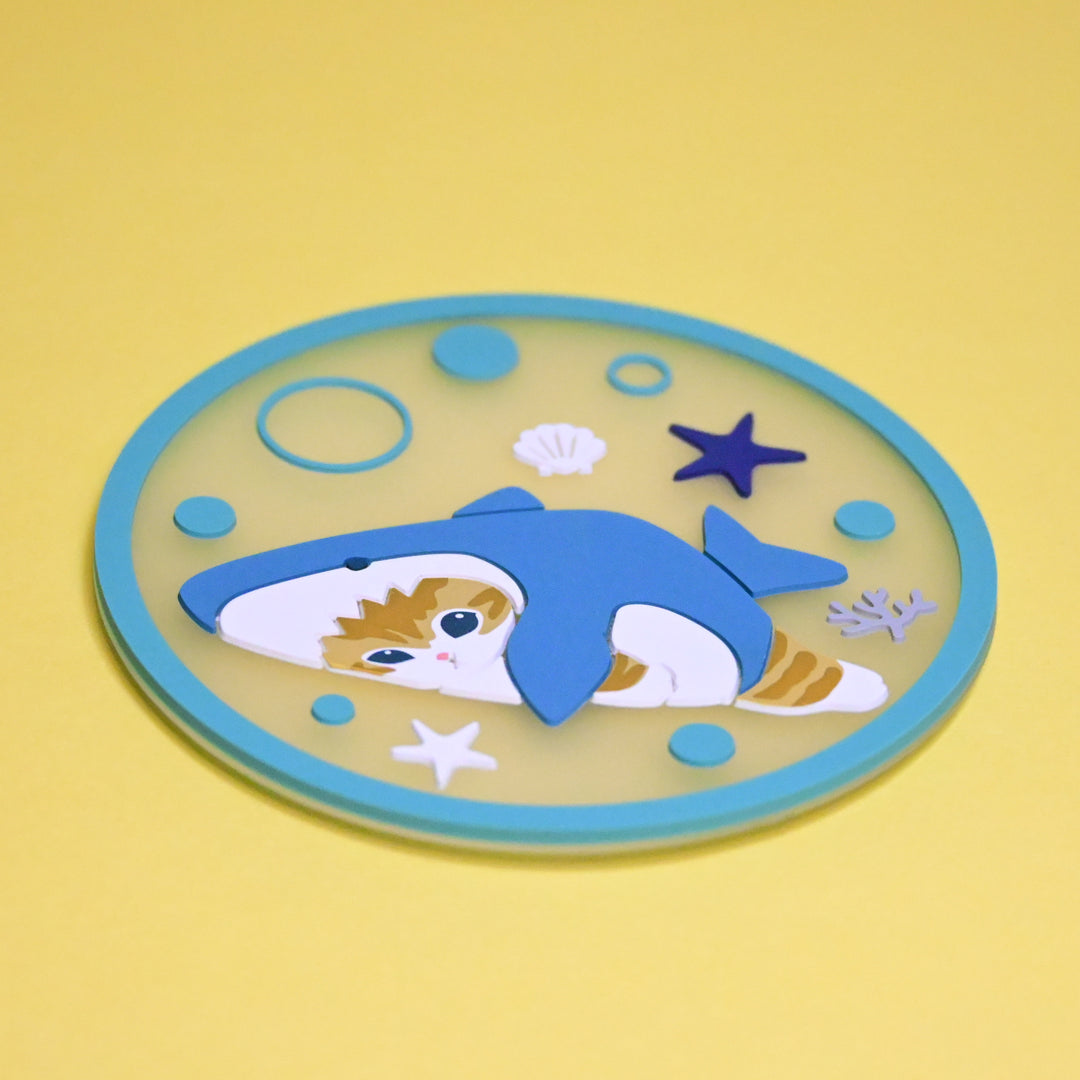 [Pre-loved] mofusand Samenyan Silicone Coaster