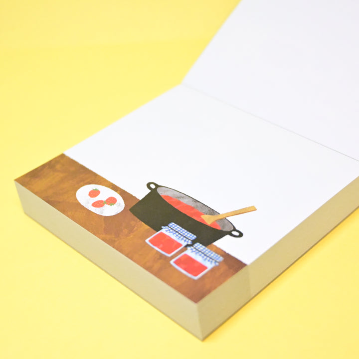 Cozyca Mariko Fukuoka Seasonal Jar Food Memo Block