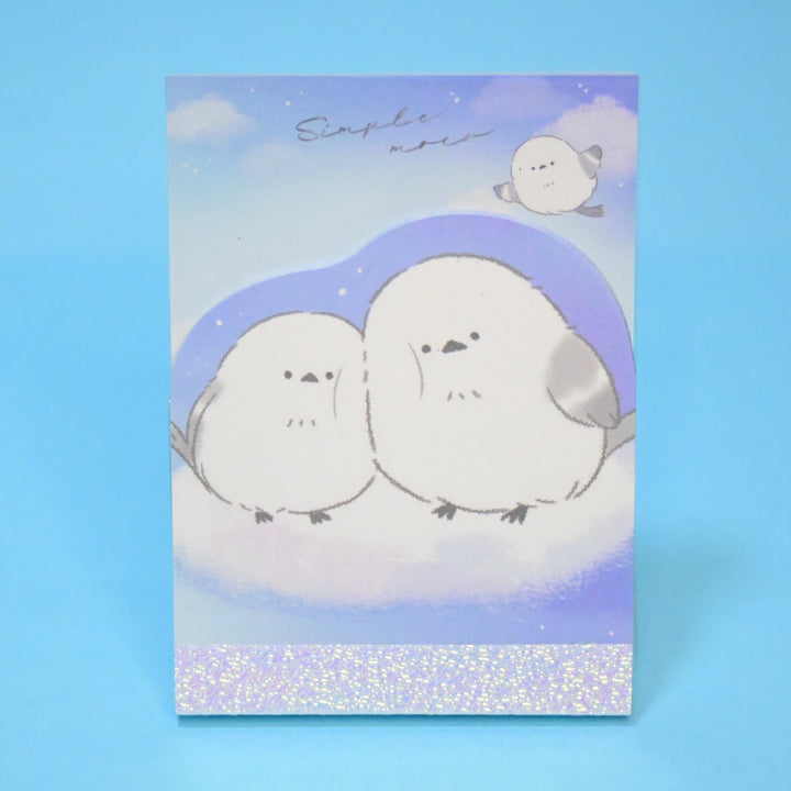 Kamio Japan Shimaenaga Cute Bird Mini Memo