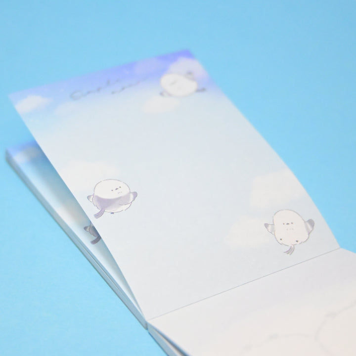 Kamio Japan Shimaenaga Cute Bird Mini Memo