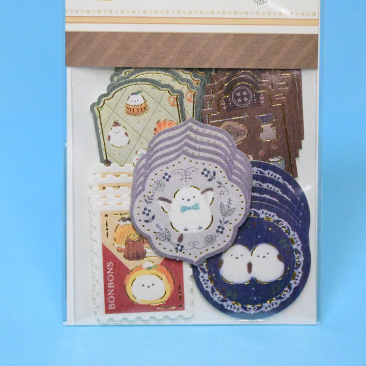 NB Shimaenaga Bird Flake Seals