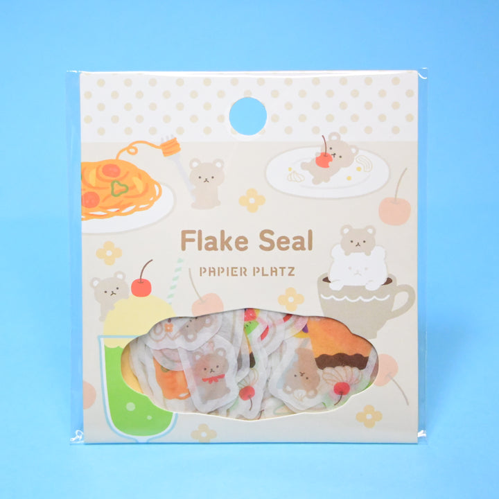 Papier Platz Bear Food Café Flake Seal