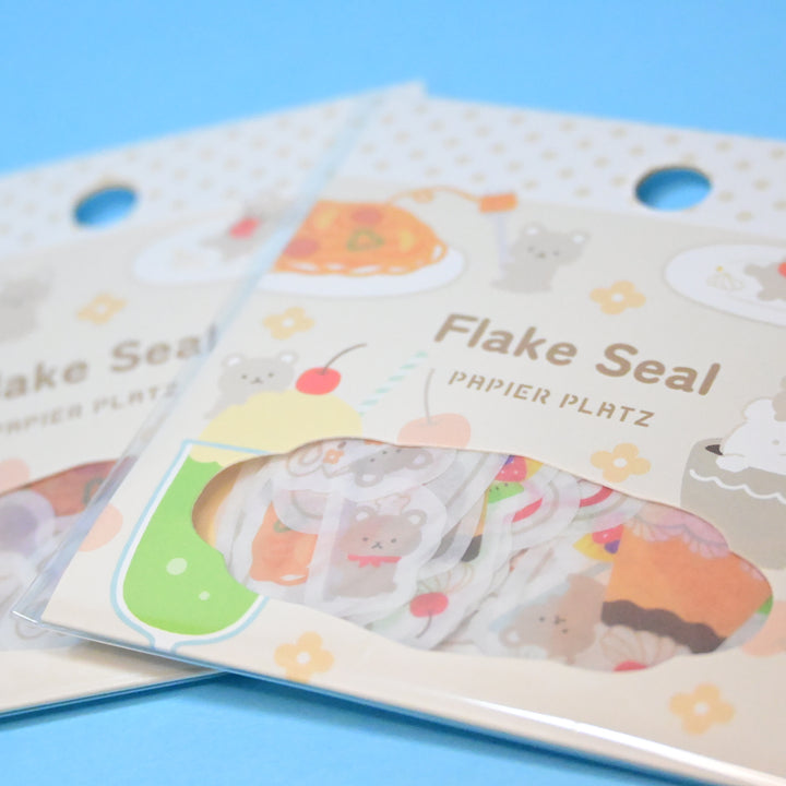 Papier Platz Bear Food Café Flake Seal