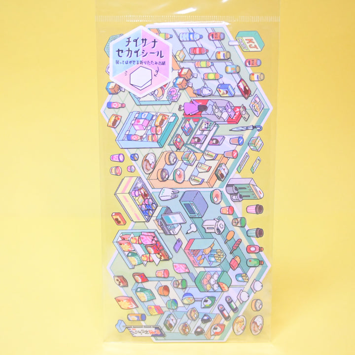 Kamio Japan 3D Compact Convenience Store Konbini Sticker Sheets