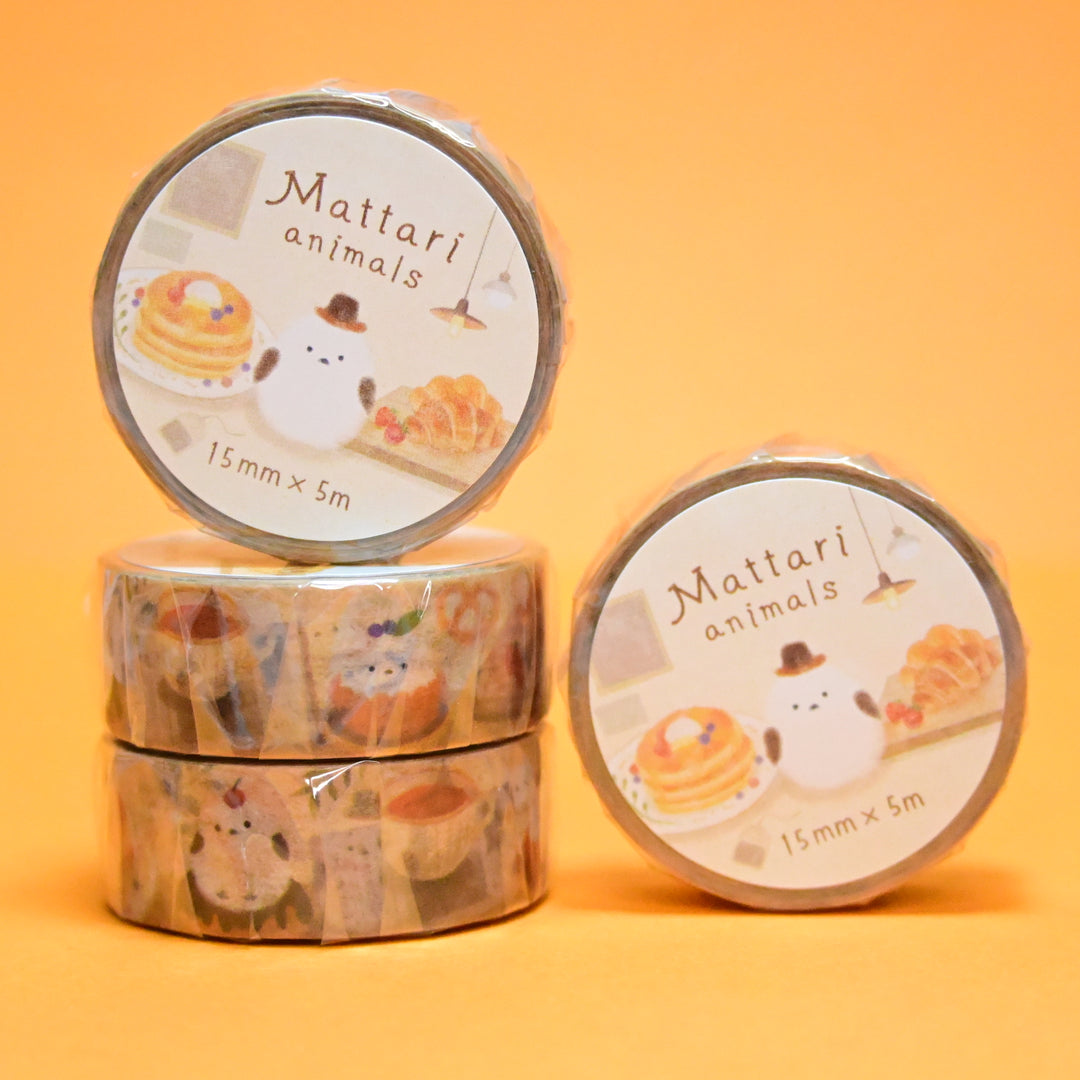 NB Mattari Animals Shimaenaga Cute Bird Masking Tape