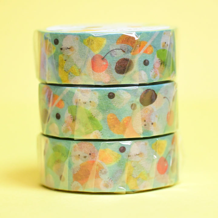 SAIEN Shirokuma Ice Bear and Fruits Masking Tape