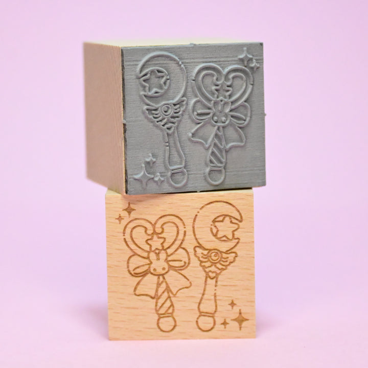Artec Magical Girl Wooden Stamp Magic Wand
