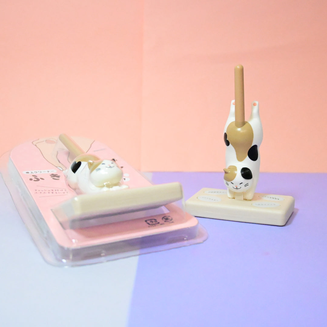 Fukimaru Calico Cat Desk Cleaner