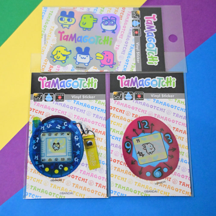 Tamagotchi Holographic Vinyl Sticker