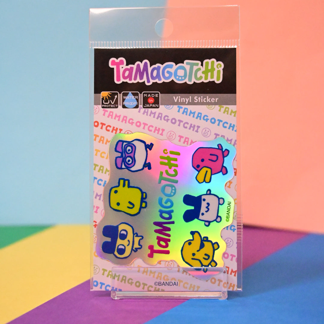 Tamagotchi Holographic Vinyl Sticker