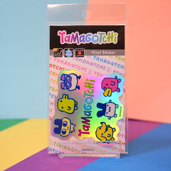 Tamagotchi Holographic Vinyl Sticker