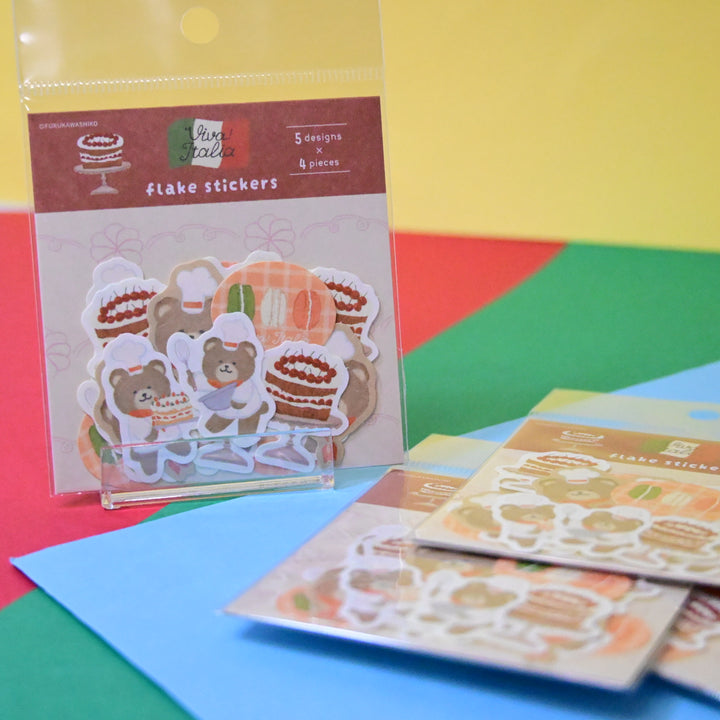 Furukawa Shiko Viva Italia! Washi Flake Seal