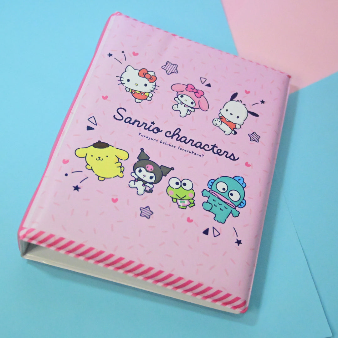 Sanrio Character Pink Sticker Binder with Memo Sheets