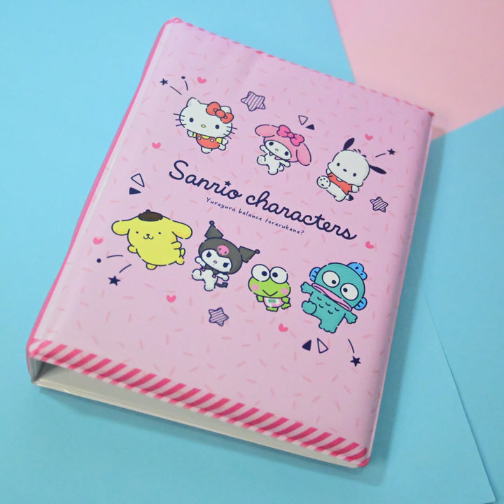 Sanrio Character Pink Sticker Binder with Memo Sheets